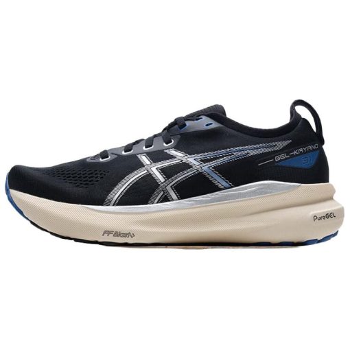 ASICS 젤 Kayano 31 로우탑 마라톤 롱 기장   거리 러닝 러닝 신발 남성 블랙 블루 실버