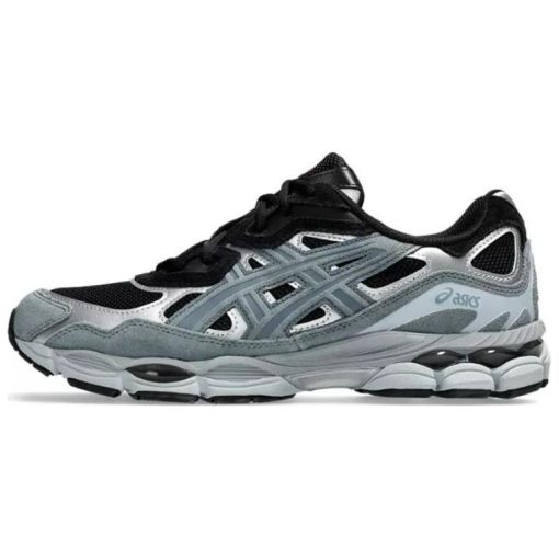 ASICS 젤 NYC 로우탑 캐주얼 러닝 신발 남녀공용 블랙 그레이