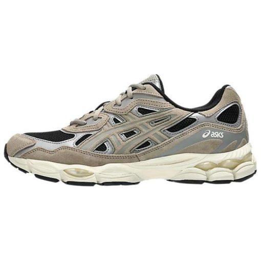 ASICS 젤 NYC 내마모성 로우탑 캐주얼 러닝 신발 남녀공용 그레이 브라운