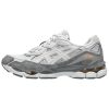 ASICS 젤 NYC Shock Absorbers 미끄럼 방지+내마모성 로우탑 캐주얼 러닝 신발 남녀공용 그레이