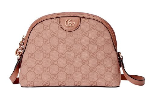 구찌 오피디아 Gg 스몰 숄더백 핑크 캔버스 L23.5*W8*H19cm