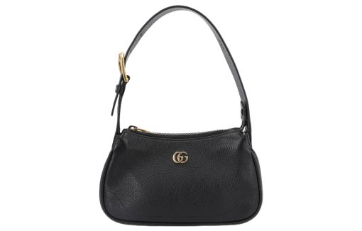 구찌 아프로디테 더블 G 미니 숄더백 블랙 L21*W4*H12cm