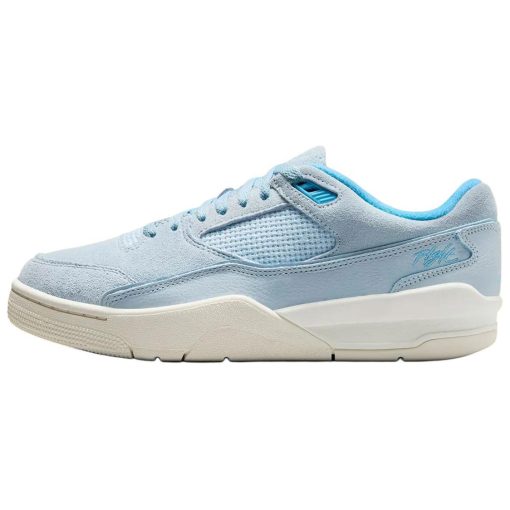 조던 비행 코트 미끄럼 방지+내마모성 로우탑 빈티지 농구화 여성 블루 FZ9854-400