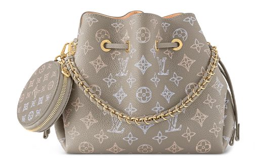 LOUIS VUITTON 벨라 소가죽 문라이트 여신 버킷 백, 크로스백, 숄더 백 레귤러 여성 그레이 그린 L22*W14*H19cm
