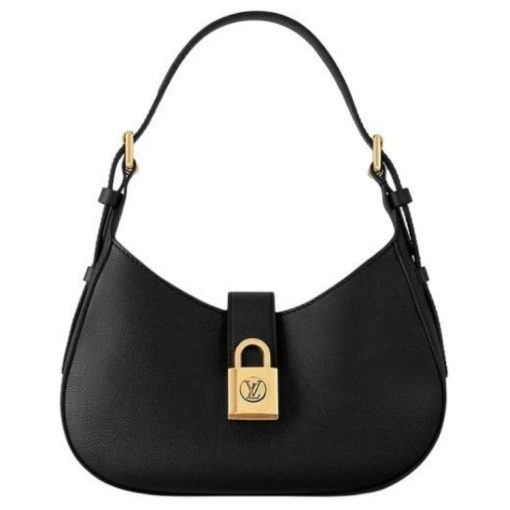 루이비통 로우 키 숄더백 블랙 L25*W6*H16cm