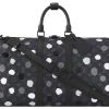 LOUIS VUITTON 야요이 쿠사마 콜라보레이션 키폴 소가죽 패치워크 캔버스 핸드백, 숄더 백, 크로스백, 여행 백 남성 블랙 L45*W20*H27cm