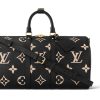 LOUIS VUITTON 키폴 모노그램 Empreinte 가죽 크로스바디백 핸드백, 여행 백 남성 블랙 L45*W20*H27cm