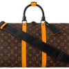 LOUIS VUITTON 키폴 코팅 캔버스 및 소가죽 핸드백 여행 가방 남성 브라운 L45*W20*H27cm