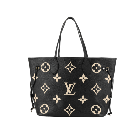 루이비통 네버풀 Mm 모노그램 앙프렝뜨 블랙 베이지 L31*W14*H28cm