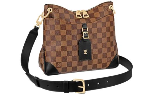 LOUIS VUITTON 오데온 캔버스 숄더백 여성 브라운 L24.8*W8.8*H28cm
