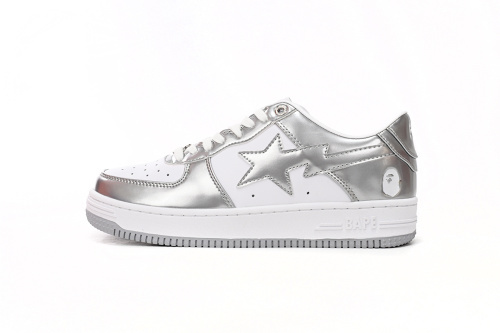BATHING APE 로우 탑 1H73 191 921 A Bathing Ape 베이프 로우 실버